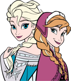 Frozen 12 Line Art Illustration Svg, Free Vectors File